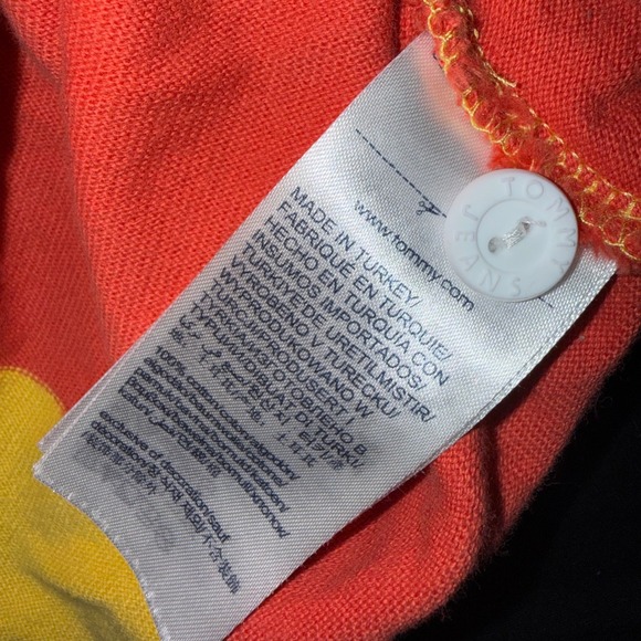 Vintage 90s Tommy Jeans Colorblock Rugby Shirt  Limited Edition  Y2K Prep - Picture 9 of 9